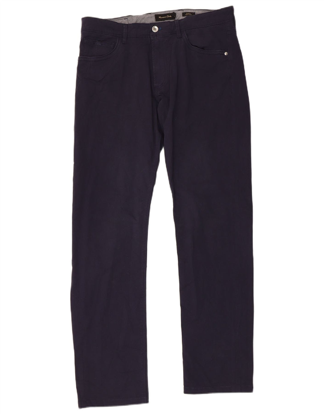 MASSIMO DUTTI Мужские повседневные брюки Slim Fit EU 42 Large W32 L31 Темно-синие