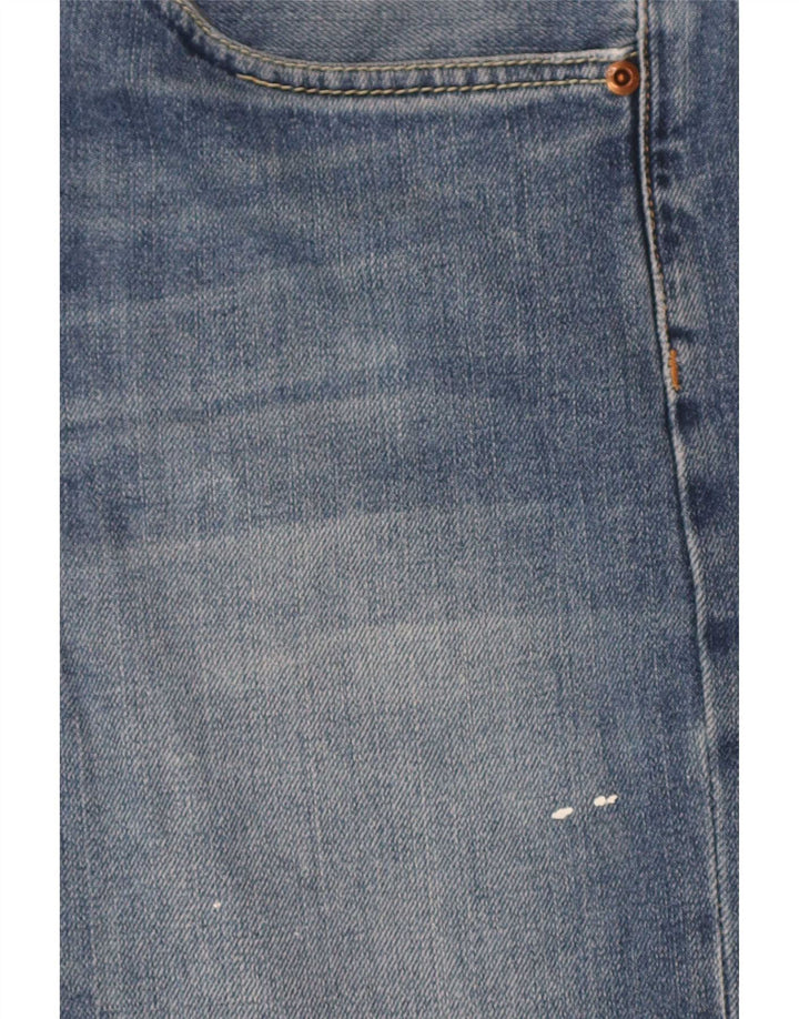 Мужские прямые джинсы Zara EU 44, большие W34 L29, синие