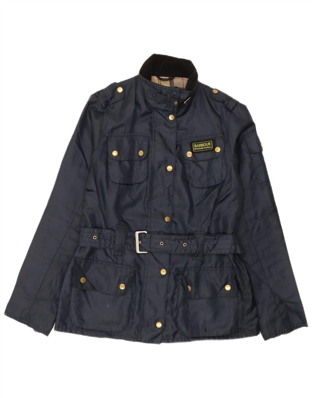 Женская куртка Barbour UK 10, маленький размер, темно-синий, полиэстер