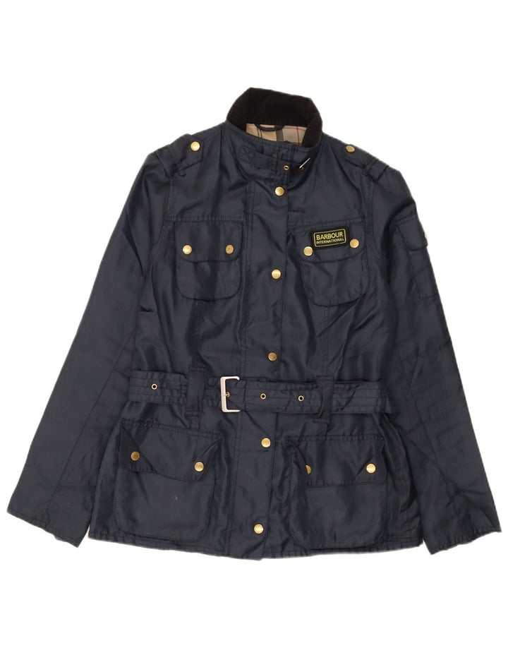 Женская куртка Barbour UK 10, маленький размер, темно-синий, полиэстер