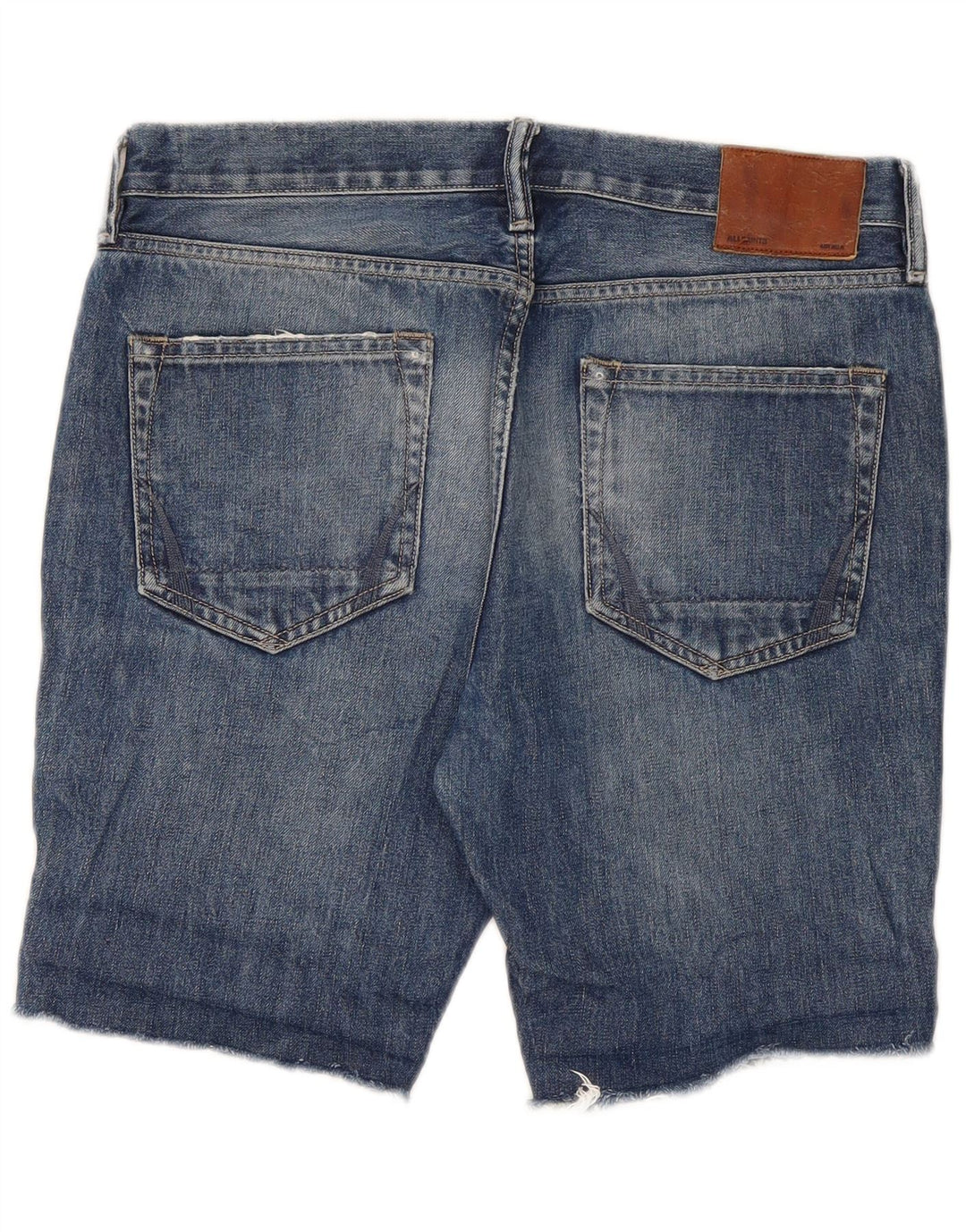 Женские джинсовые шорты All Saints 607 W34, большие синие, хлопок