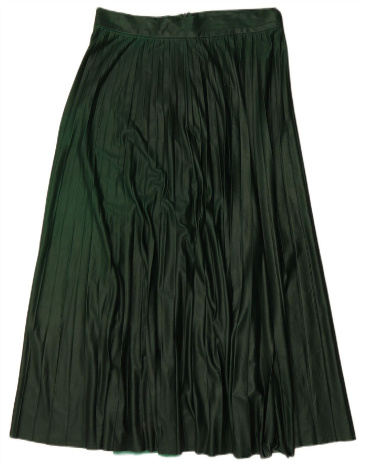 Женская плиссированная юбка Zara Medium W28 Зеленая