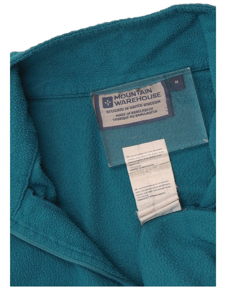 MOUNTAIN WAREHOUSE Мужской флисовый джемпер с воротником на молнии, средний синий, полиэстер