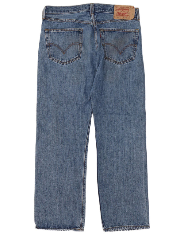 Мужские прямые джинсы Levi's 501 W36 L30 синие, хлопок