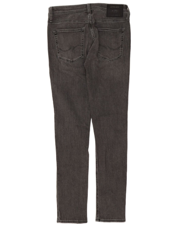 Jack & Jones Mens Liam Skinny Jeans W32 L32 Grey Cotton