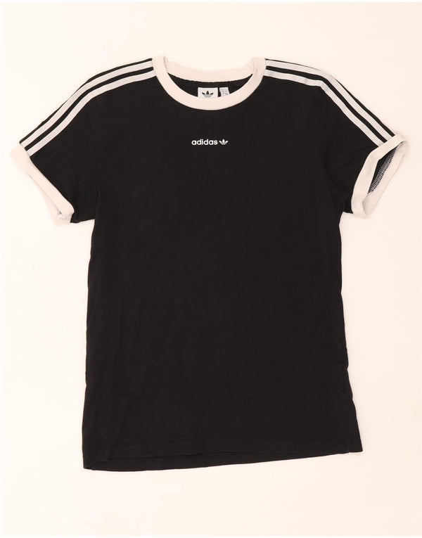 Женская футболка Adidas Top UK 4 XS, черный хлопок