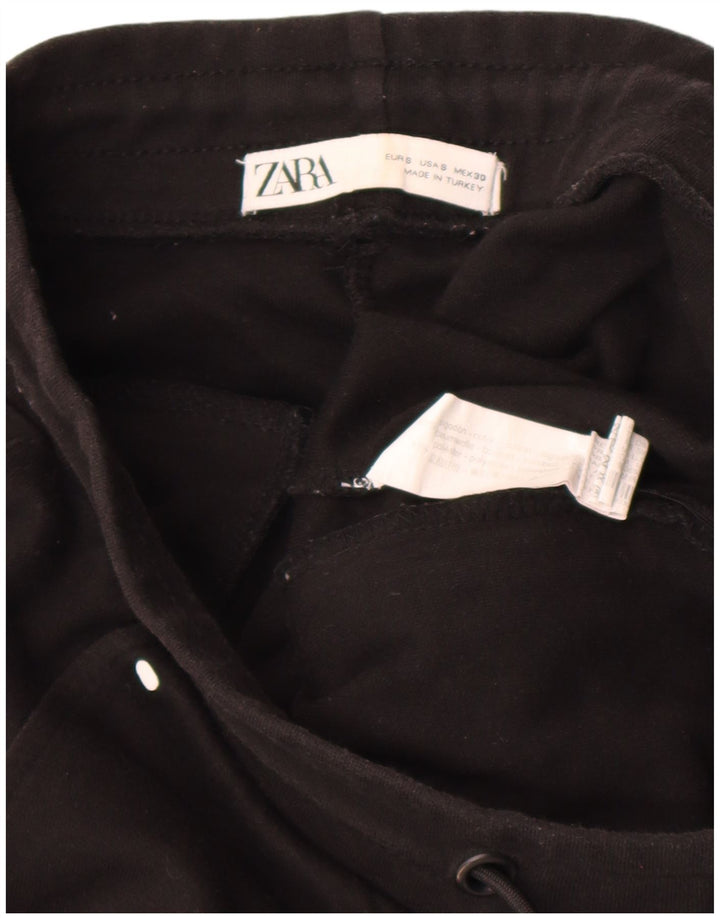 Мужские спортивные брюки Zara, маленькие черные хлопковые
