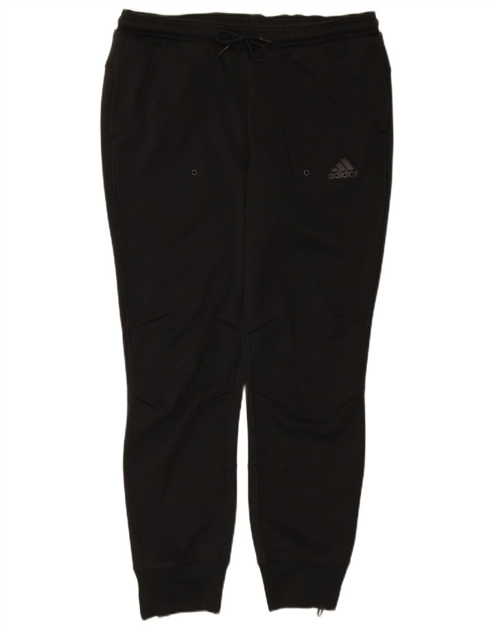 Женские спортивные брюки ADIDAS Joggers UK 16, большой черный полиэстер