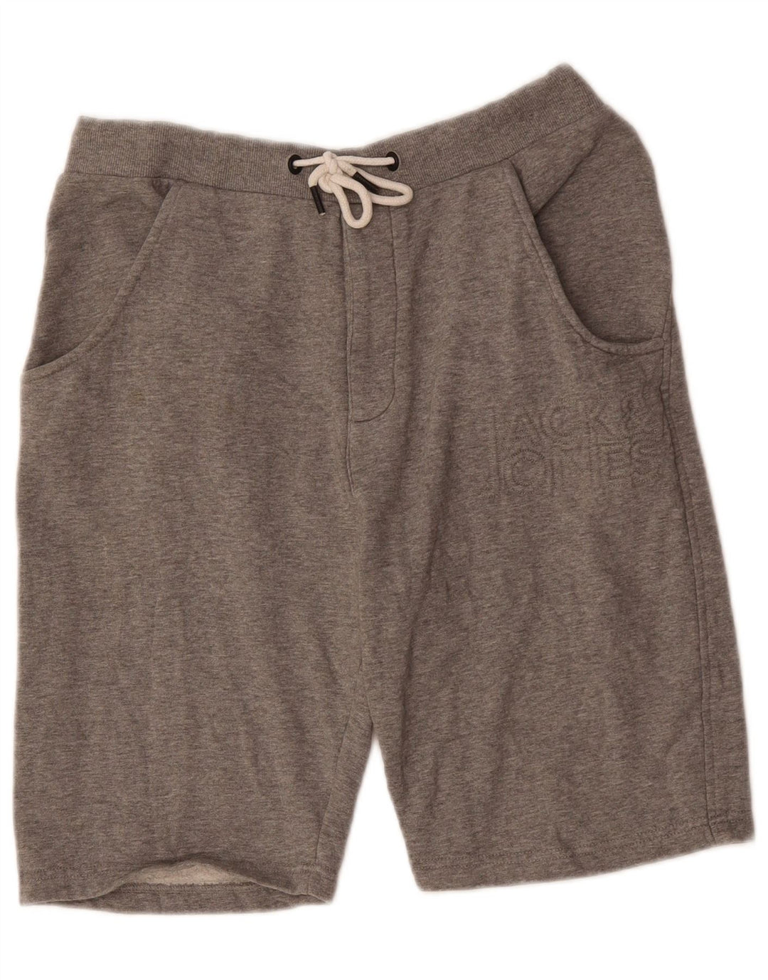 Мужские спортивные шорты Jack & Jones, большие серые, хлопок