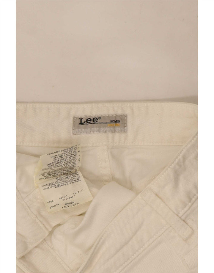 Женские прямые джинсы Lee Norma W31 L29, белый хлопок