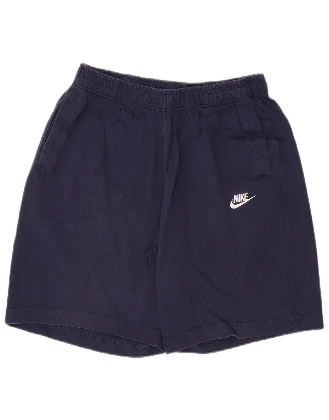 Мужские спортивные шорты Nike большого размера, темно-синие, хлопок