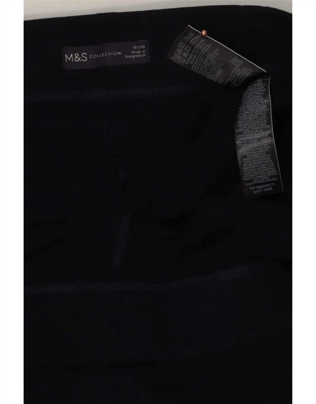 Женские леггинсы Marks & Spencer UK 18 XL, темно-синие, хлопок