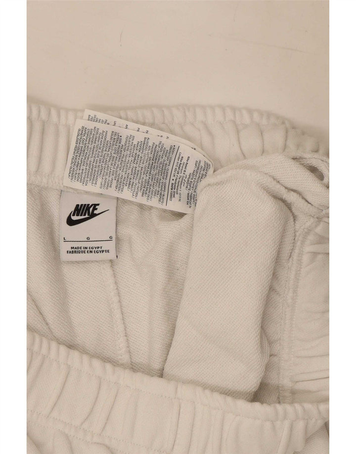 Мужские спортивные шорты-карго Nike, большие белые хлопковые