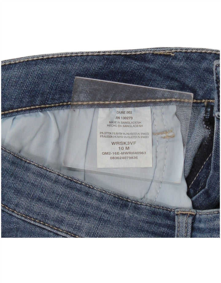 Женские узкие джинсы Wrangler США 10, большие размеры W30 L29, синие, хлопок