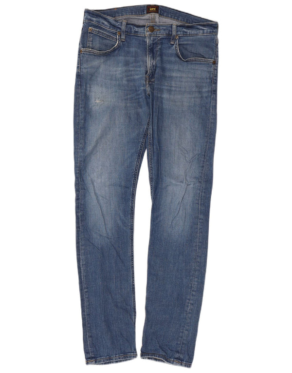 Мужские джинсы Lee Luke Slim W30 L32, синий хлопок
