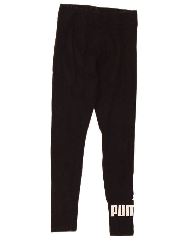 Женские леггинсы с рисунком Puma UK 8, маленькие черные