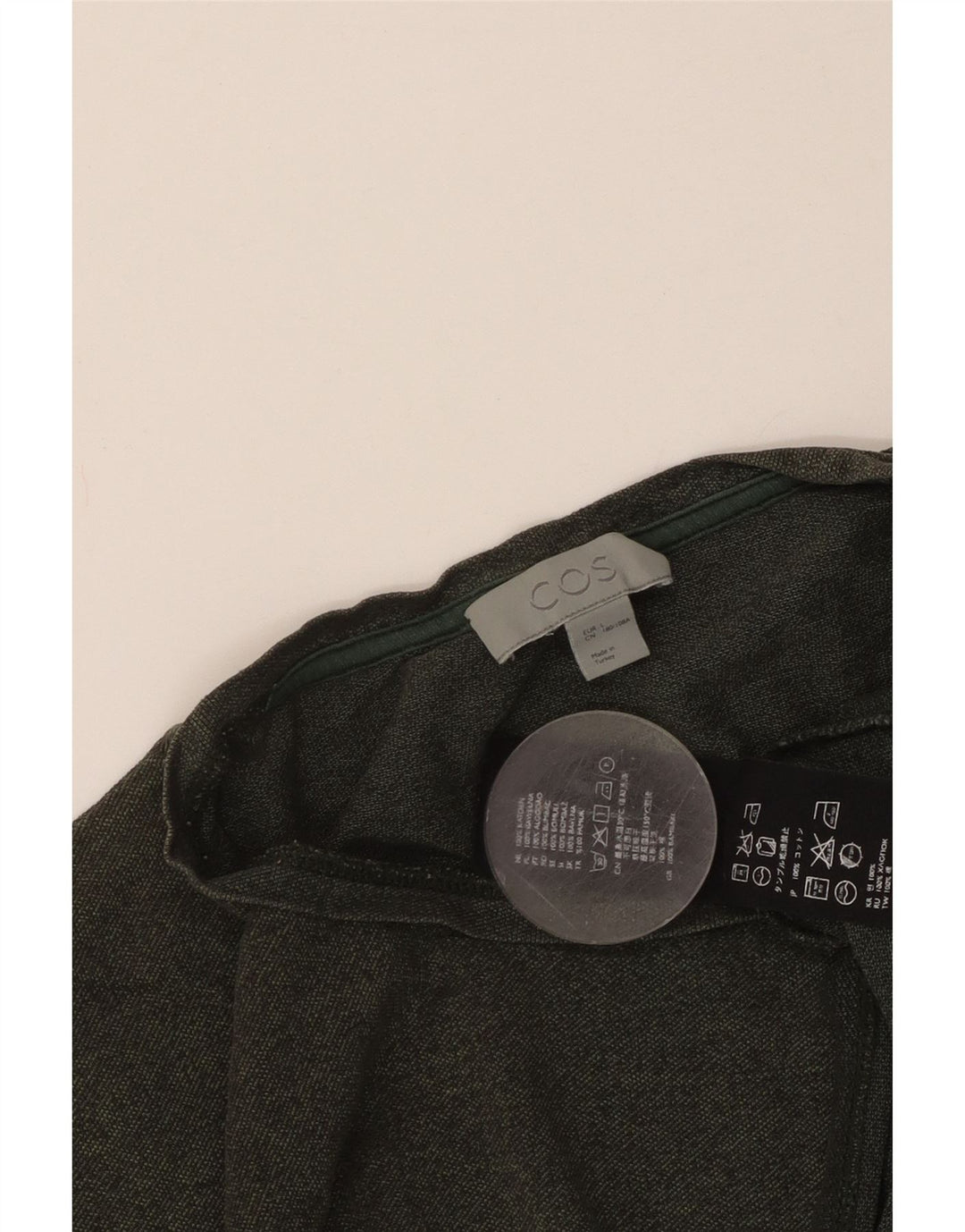 Мужская футболка COS, большая зеленая