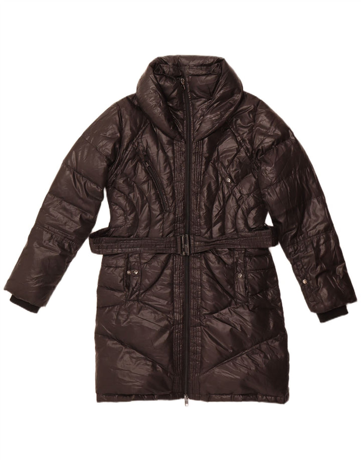 Женское стеганое пальто Bomboogie UK 16, большой черный полиэстер