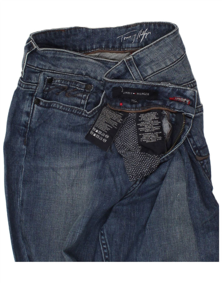 TOMMY HILFIGER Womens Bootcut Jeans W26 L29 Navy Blue Cotton Vintage Tommy Hilfiger and Second-Hand Tommy Hilfiger from Messina Hembry 