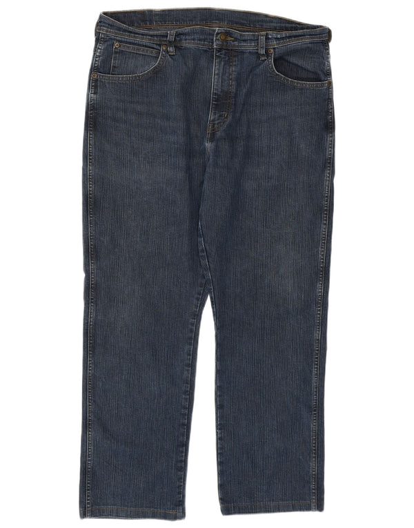 Женские прямые джинсы WRANGLER стандартного кроя W36 L26, темно-синий, хлопок