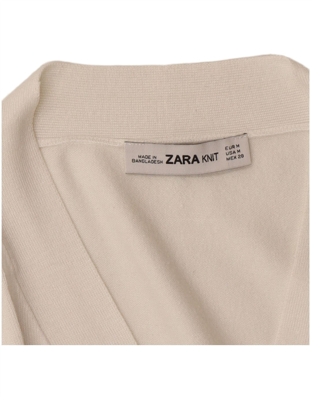Женский кардиган Zara UK 14, средний белый