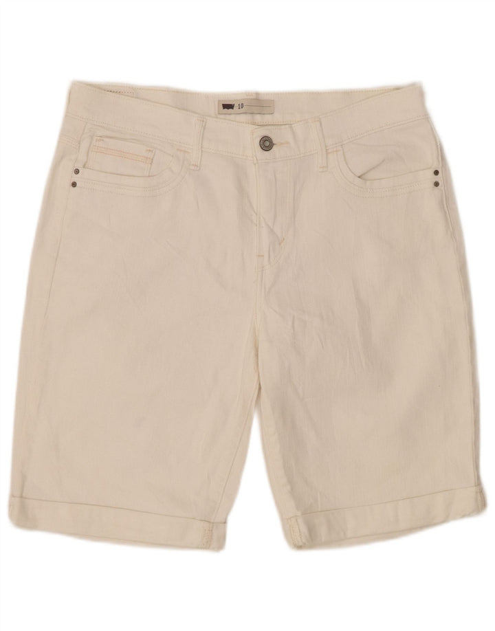 Женские джинсовые шорты Levi's US 10, большие W30, белые