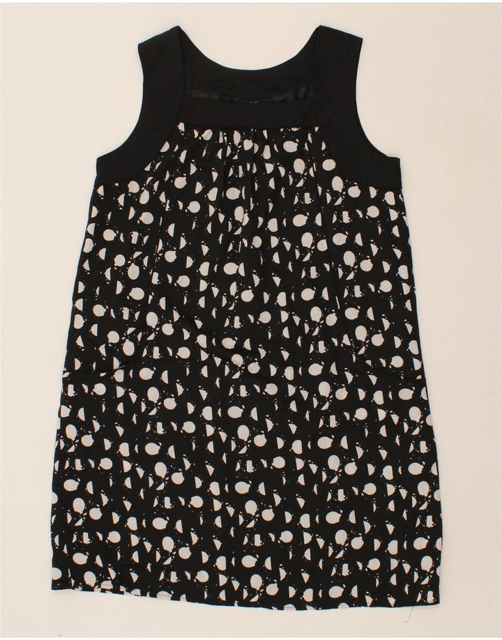 MOSSIMO Womens Basic Dress UK 16 Large Black Geometric Polyester Vintage Mossimo and Second-Hand Mossimo from Messina Hembry 