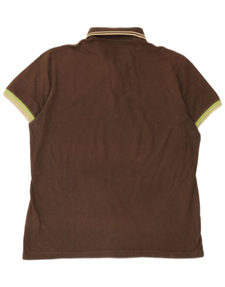 Мужская рубашка поло Fred Perry Special Edition, большой размер, коричневый хлопок