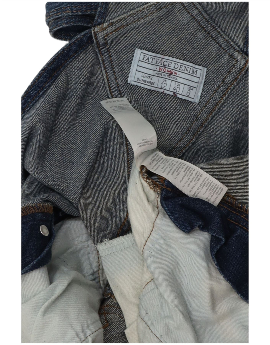 Женские комбинезоны Lewes FAT FACE, Великобритания 12, средние W34 L27, синие, хлопок