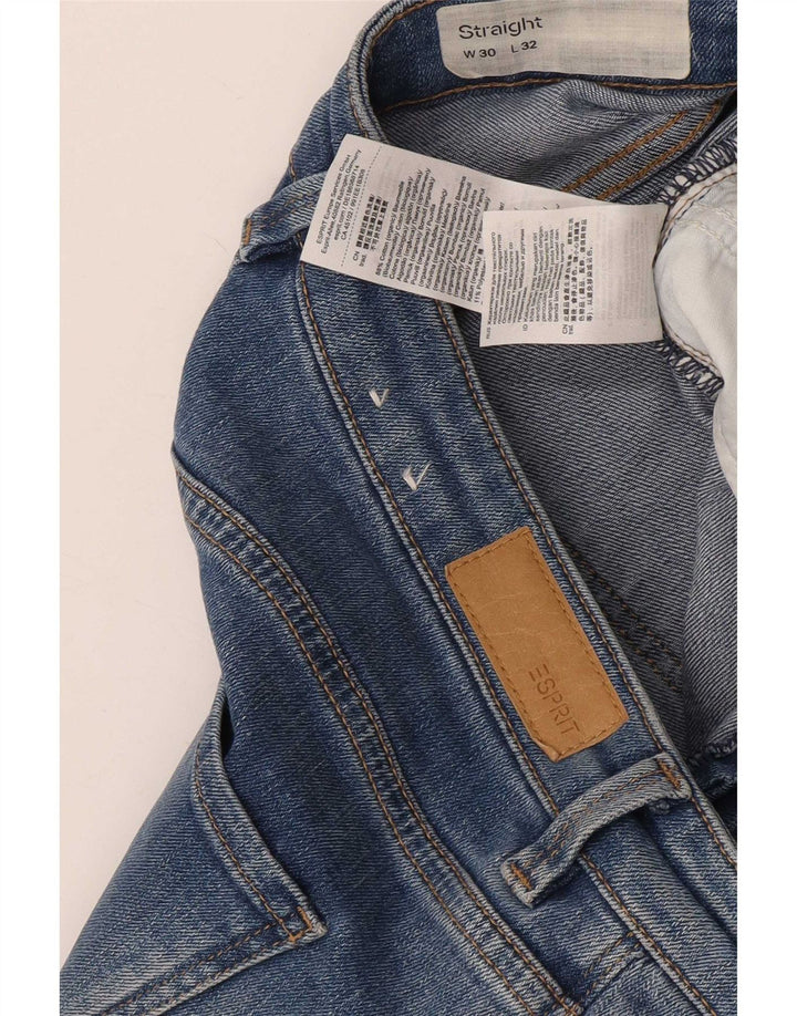 Женские прямые джинсы Esprit W30 L32 синие, хлопок