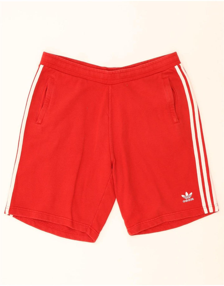 Мужские спортивные шорты Adidas, большие красные хлопковые