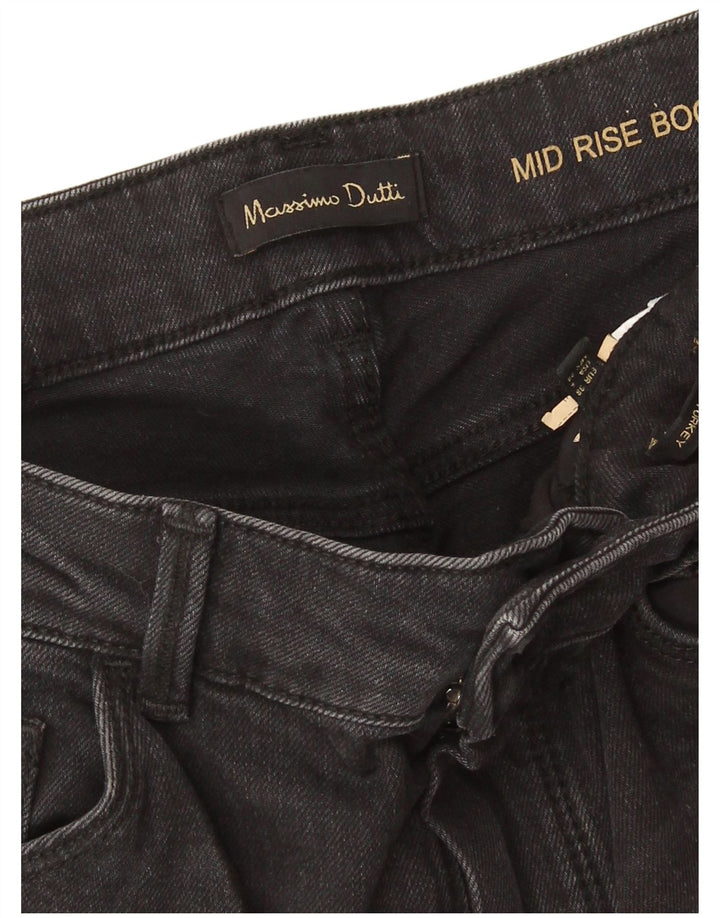 Женские джинсы Bootcut со средней посадкой Massimo Dutti EU 38 Small W28 L32 Серые