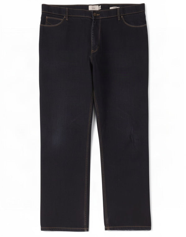 Мужские джинсы Marks & Spencer Stormwear Regular прямые W40 L31 темно-синие