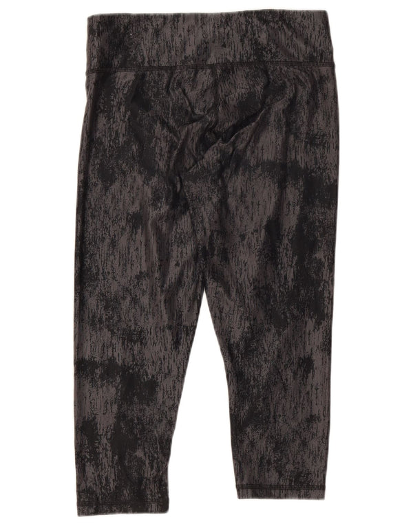 Женские капри Puma UK 10, маленькие черные тай-дай