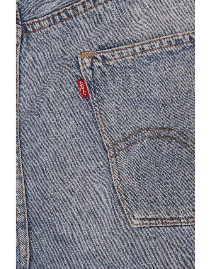 Женские джинсовые шорты Levi's W32, большие синие, хлопок