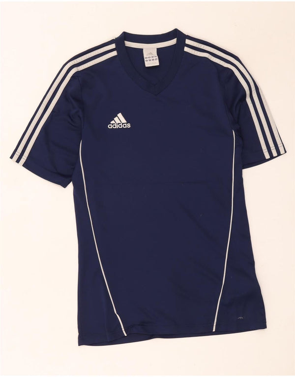 Adidas Мужская футболка Top Small Темно-синий полиэстер
