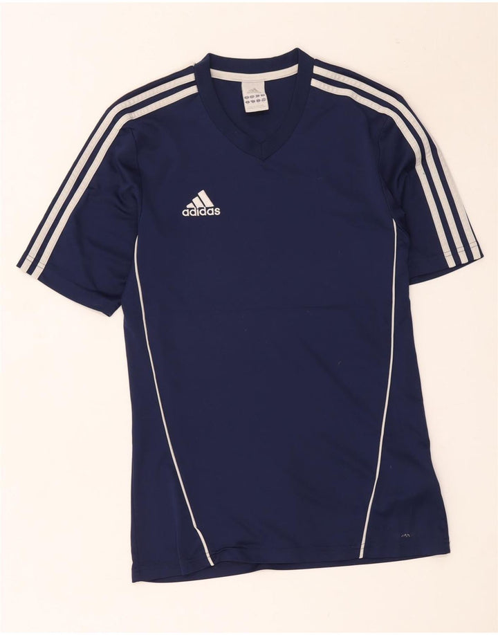 Adidas Мужская футболка Top Small Темно-синий полиэстер