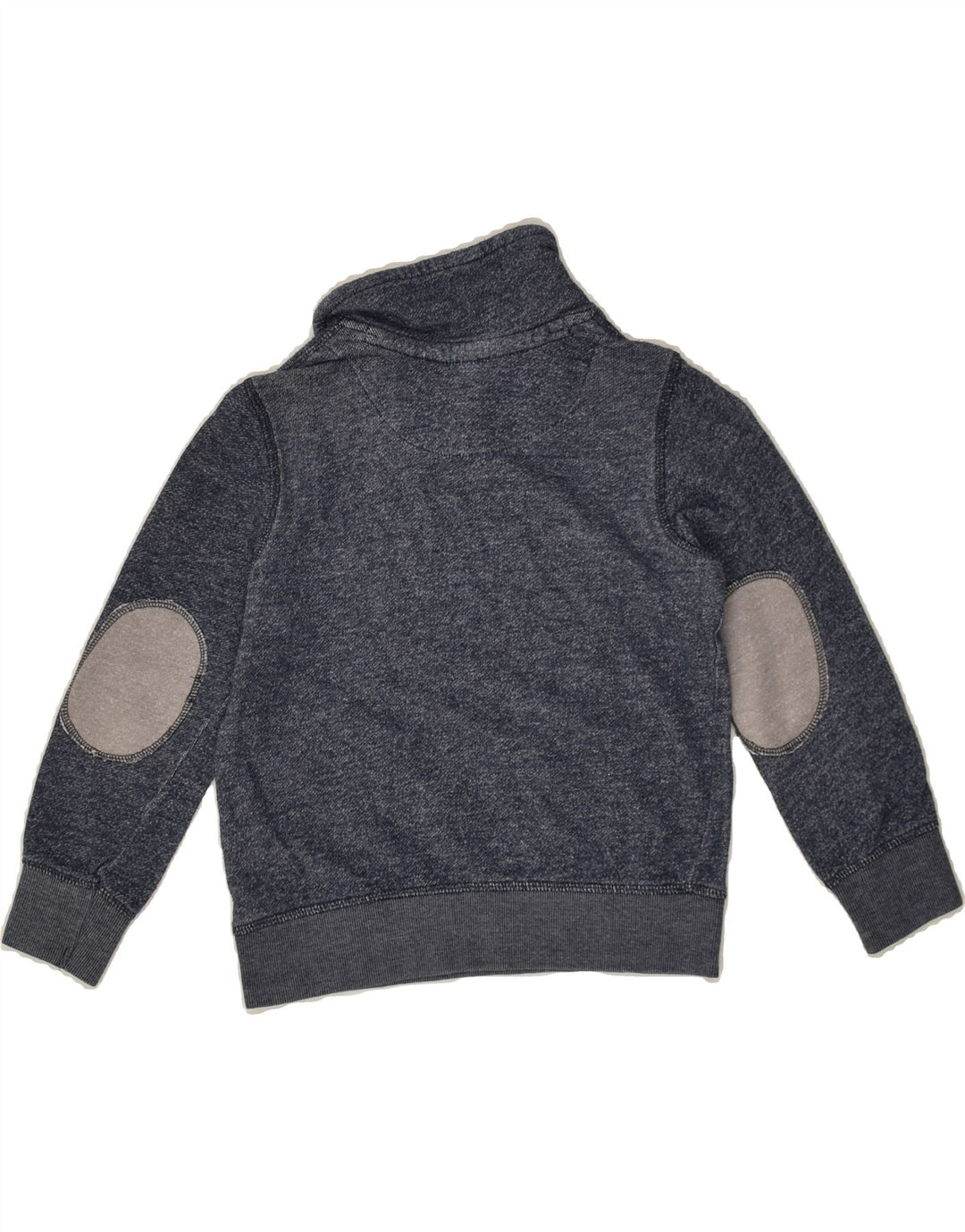 BENETTON Boys Graphic Shawl Neck Sweatshirt Jumper 4-5 Years Grey | Vintage Benetton | Thrift | Second-Hand Benetton | Used Clothing | Messina Hembry 