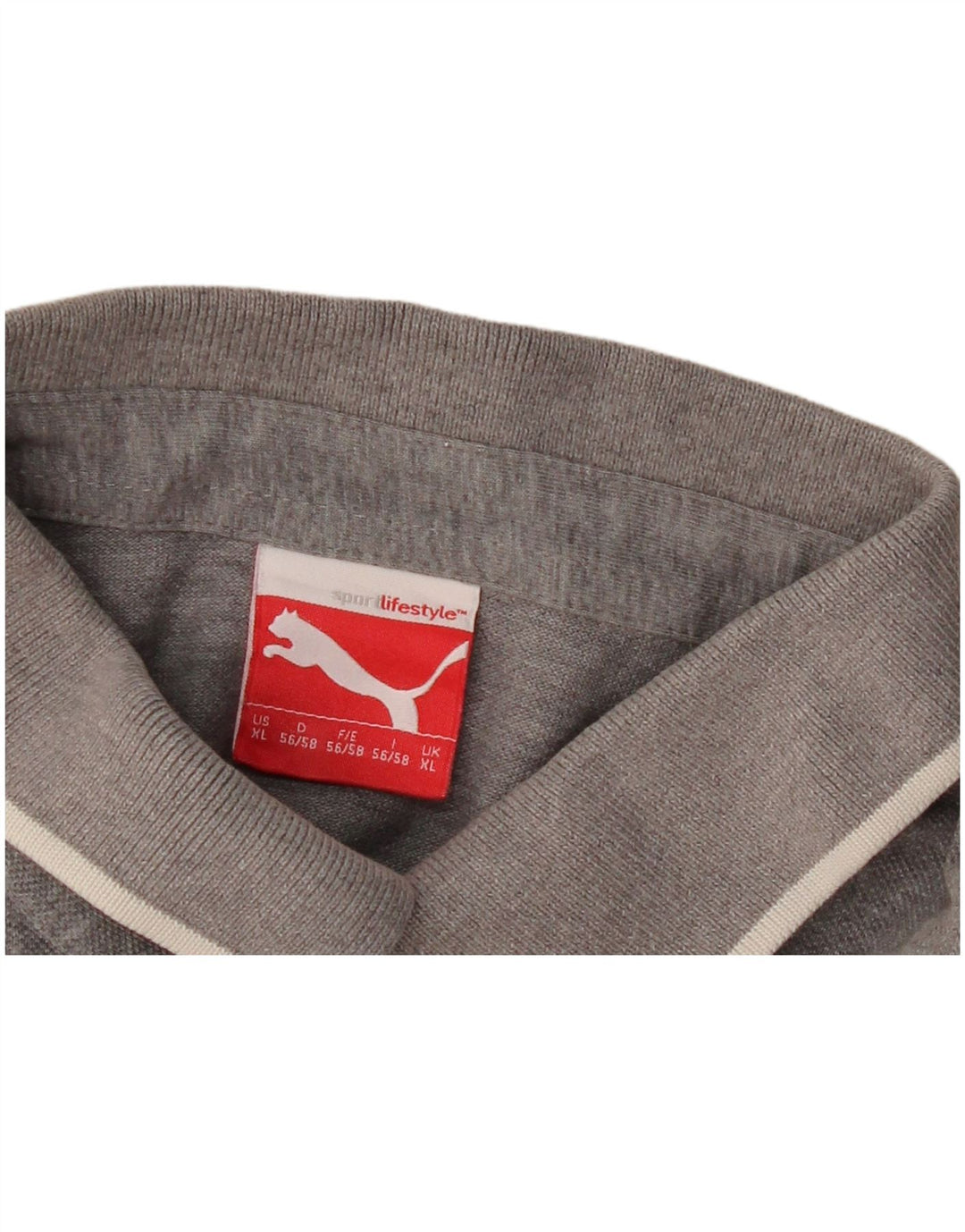 Мужская рубашка-поло Puma XL серая
