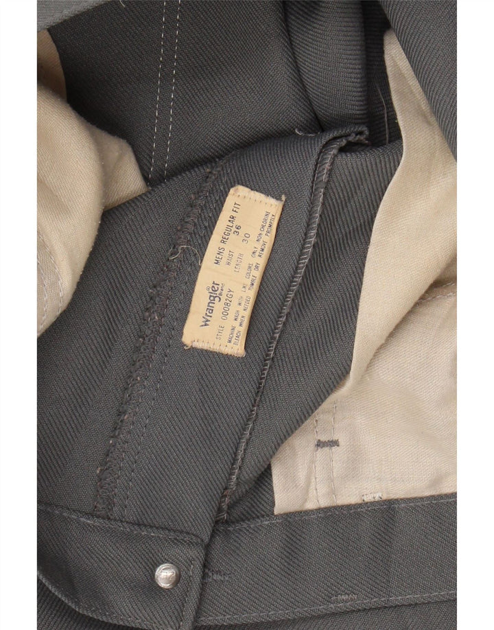 Мужские повседневные брюки стандартного кроя WRANGLER W36 L30 серые