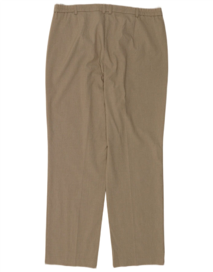 Женские прямые костюмные брюки Marks & Spencer UK 14, средние W32 L28, серые