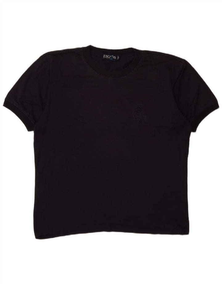 Мужская футболка ESCADA, большой темно-синий хлопок