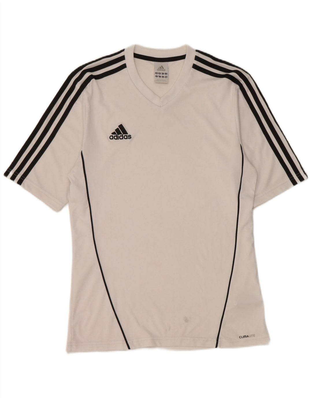 Мужская футболка Adidas Climalite, маленький белый полиэстер