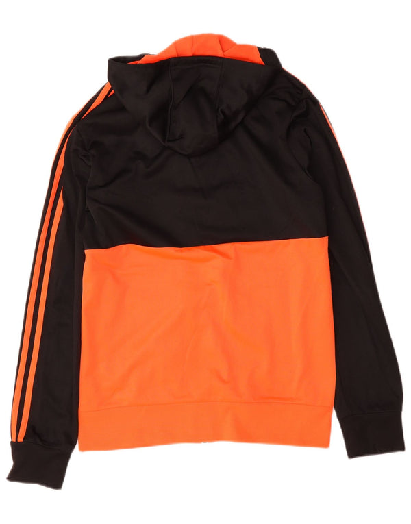 Мужской спортивный костюм Adidas с графическим рисунком, Великобритания 36/38, маленький черный с цветными блоками