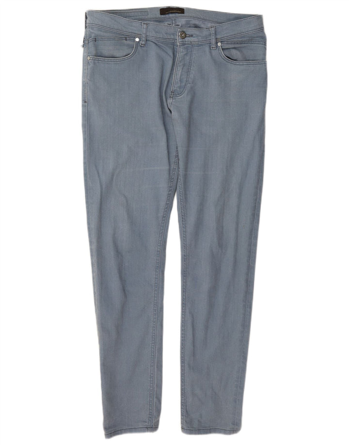 Мужские узкие джинсы Zara EU 44, большие W34 L32, синие