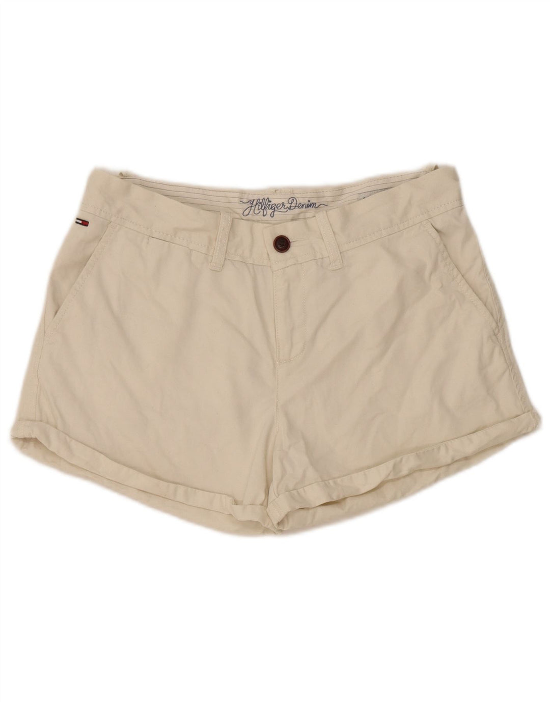 Женские шорты чинос Tommy Hilfiger W28, средний бежевый, хлопок
