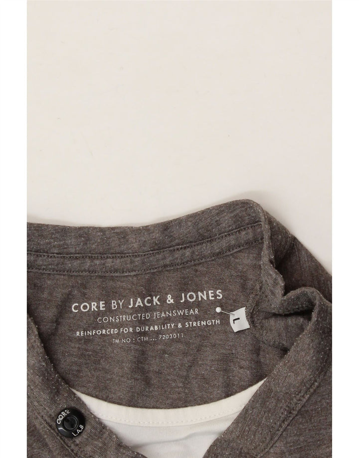 JACK & JONES Mens T-Shirt Top Large Grey Cotton Vintage Jack & Jones and Second-Hand Jack & Jones from Messina Hembry 