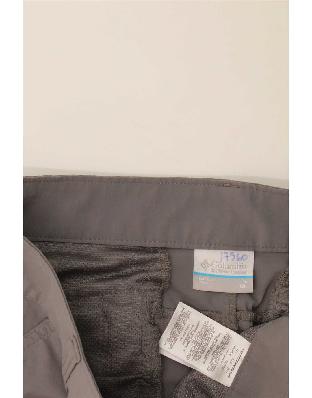 Женские шорты карго Columbia US 6 Medium W30 Серый нейлон
