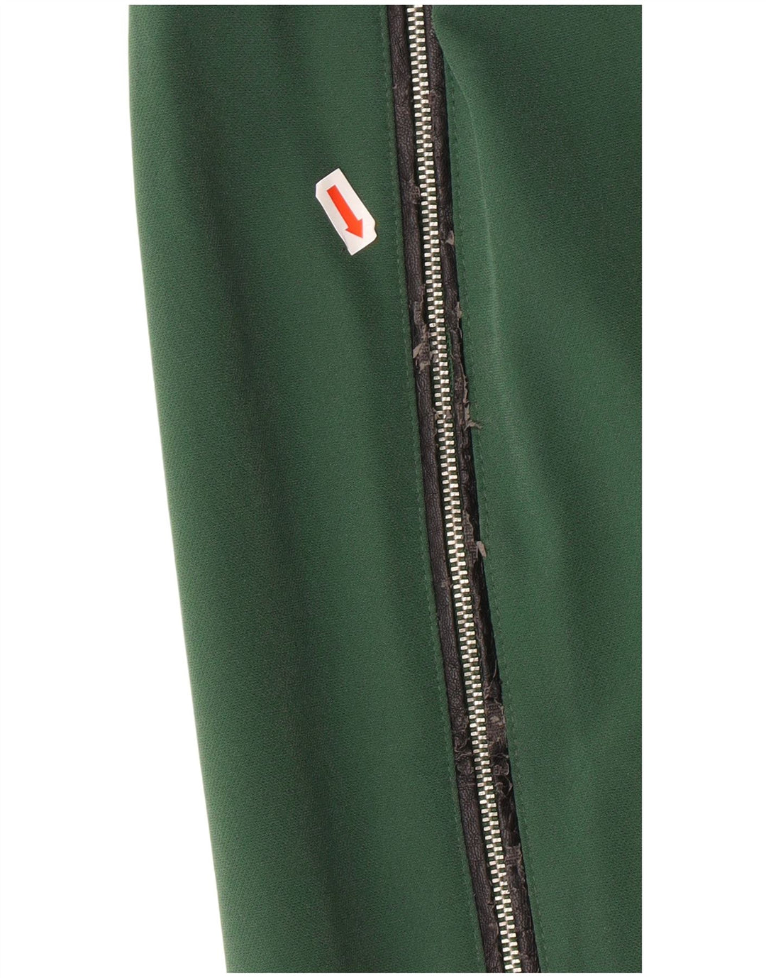 Женская юбка-карандаш ZARA XS W24, зеленый нейлон