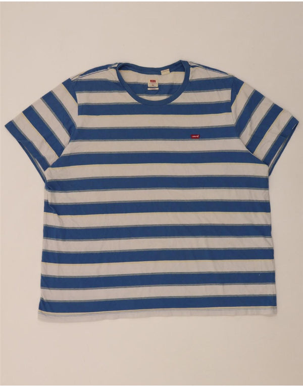 Мужская футболка Levi's Standard Top 2XL, хлопок в синюю полоску